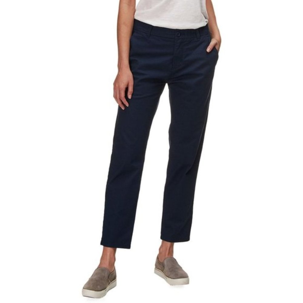 New Women's Patagonia Stretch All Wear Cropped Pant Sz: 4  Navy